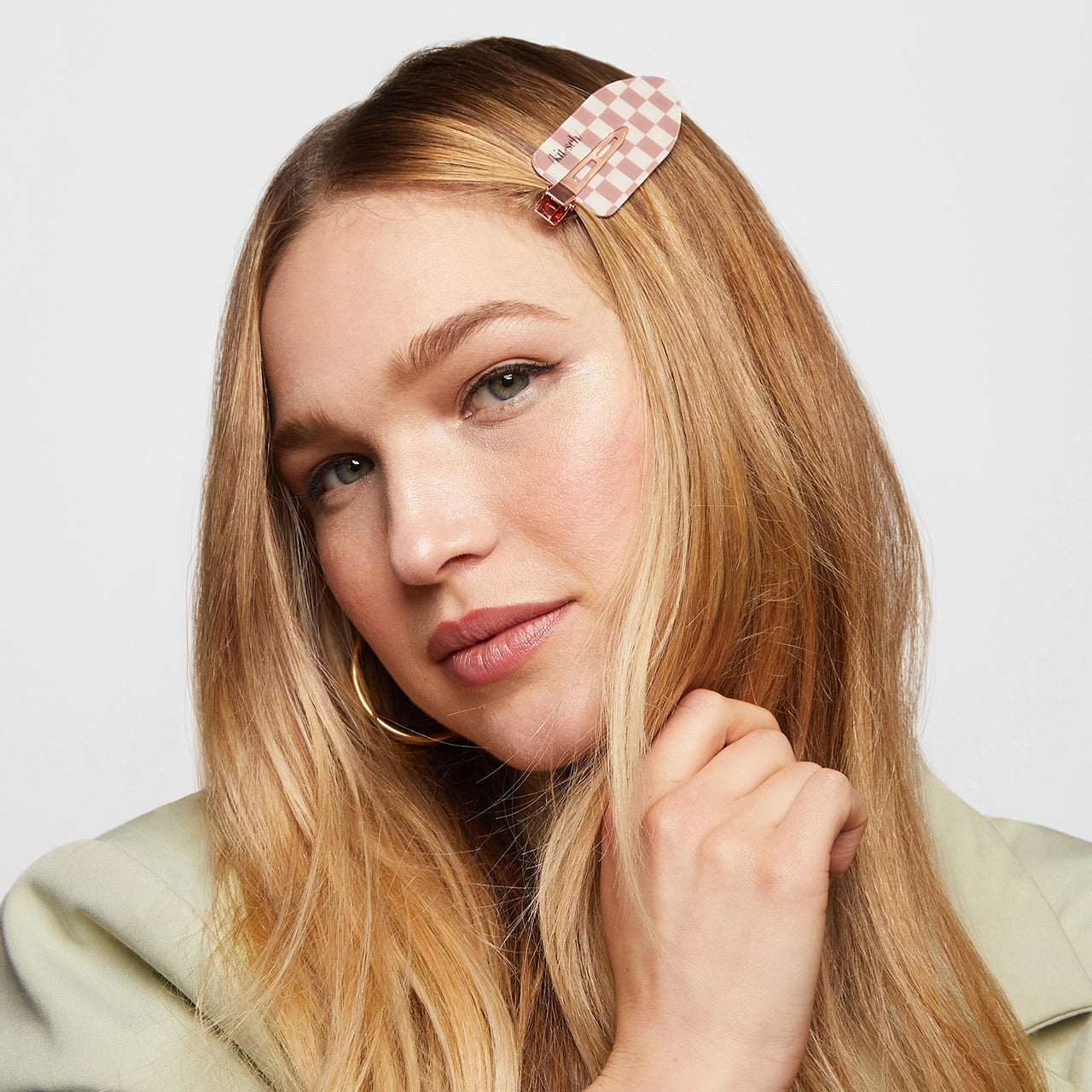 KITSCH Recycled Plastic XL Creaseless Clips 2 Piece Set - Terracotta