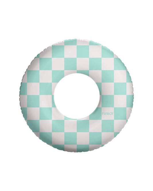 FUNBOY Blue 30" Checkered Tube Float