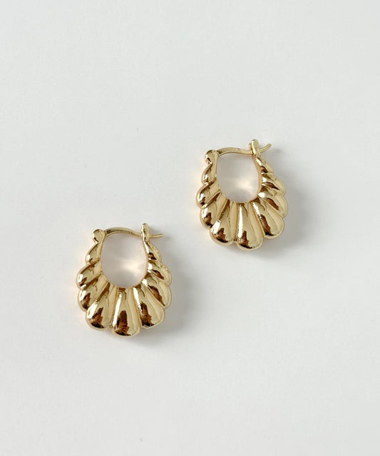 Little Scallop Hoops