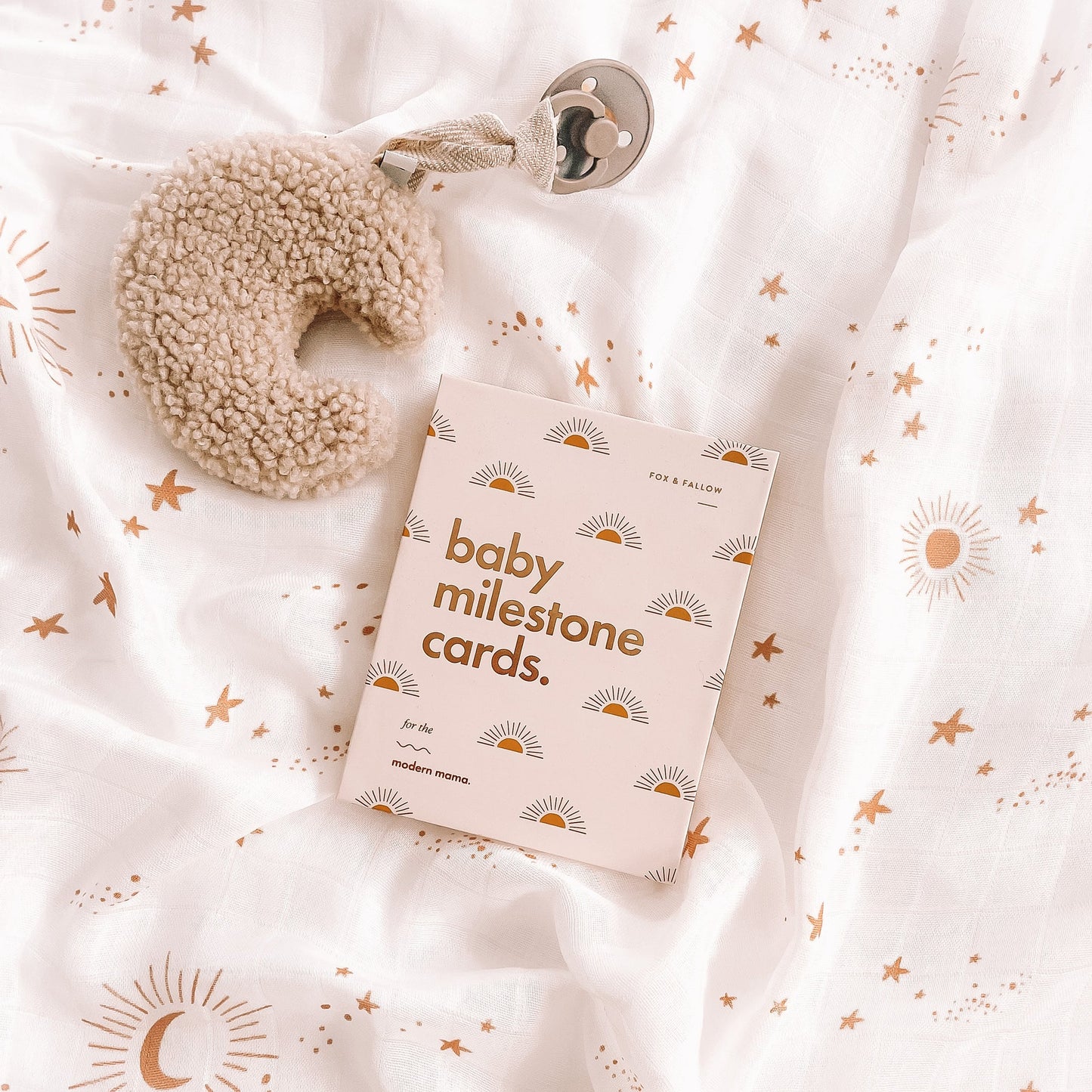 Baby Milestone Cards by Fox & Fallow