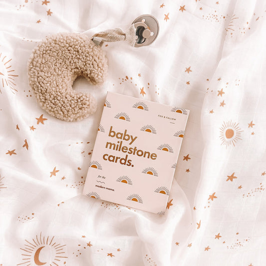 Baby Milestone Cards by Fox & Fallow