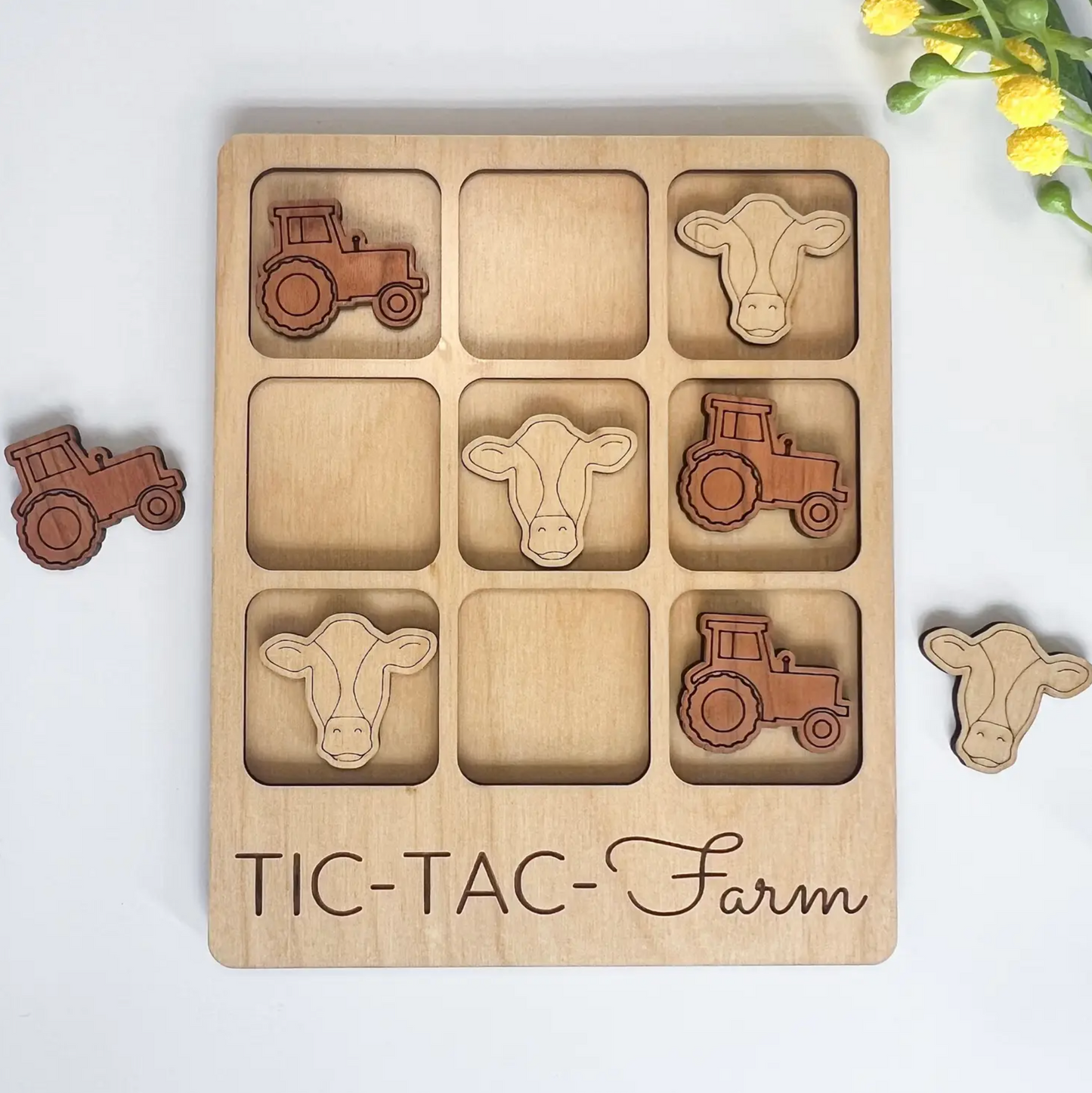 Tic-Tac-Toe Game - Farmer Birch House Living