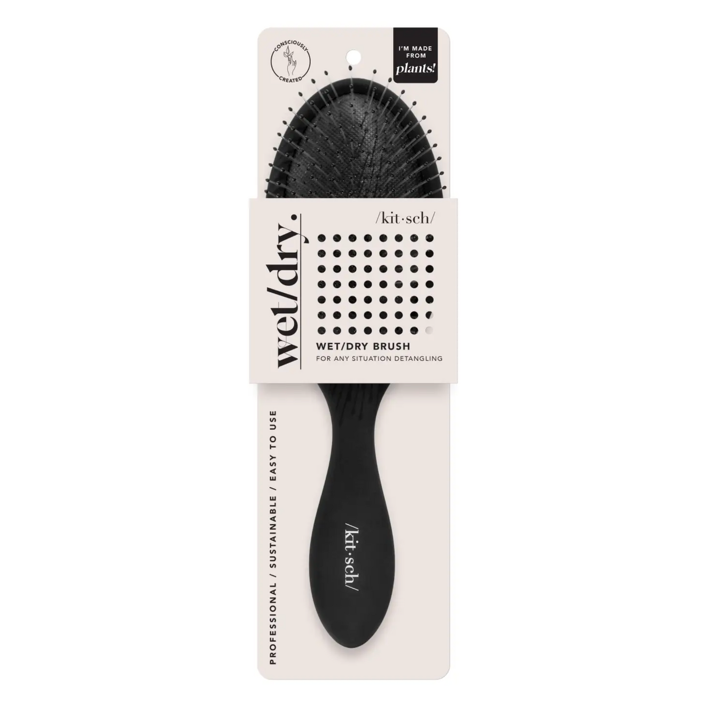 KITSCH Wet/Dry Brush in Recycled Plastic