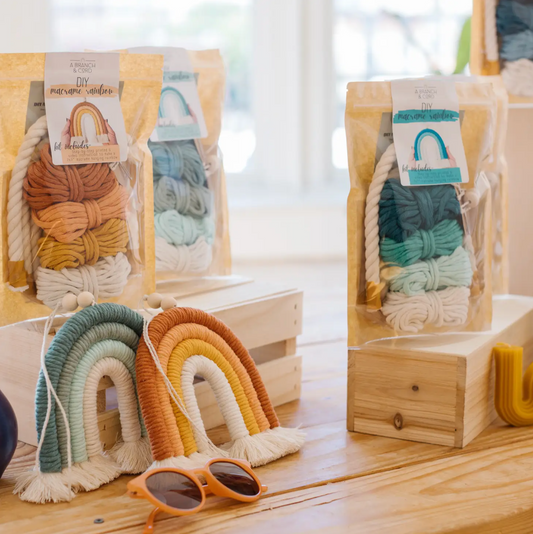 Diy Macrame Rainbow Kit by A Branch & Cord