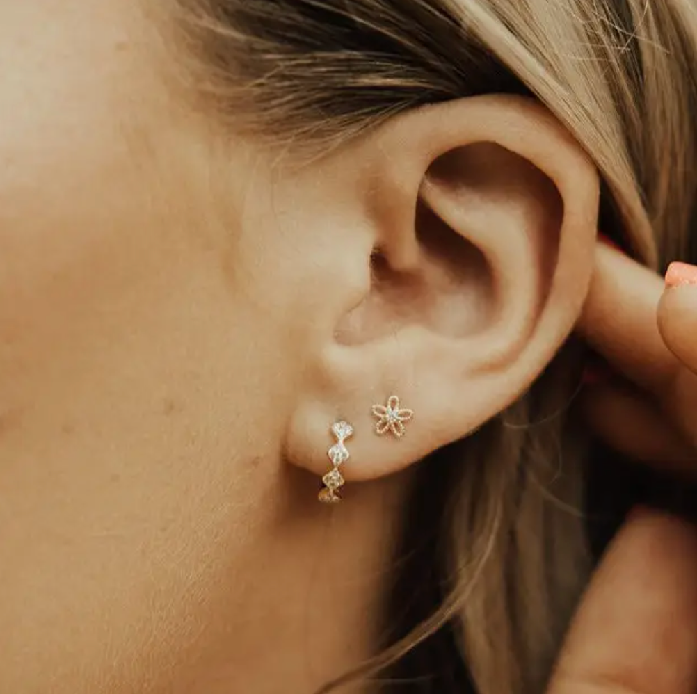 Flower Mini Studs by Mauve Jewelry Co.