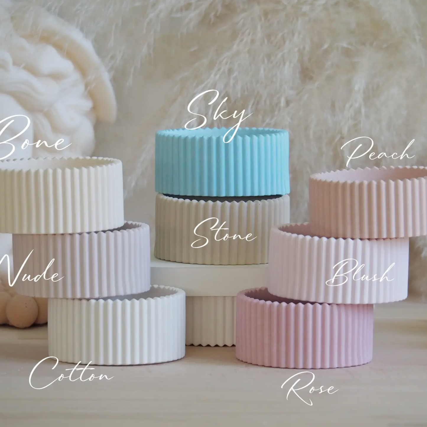 Kaya Ribbed Bowls by House Of Wilks