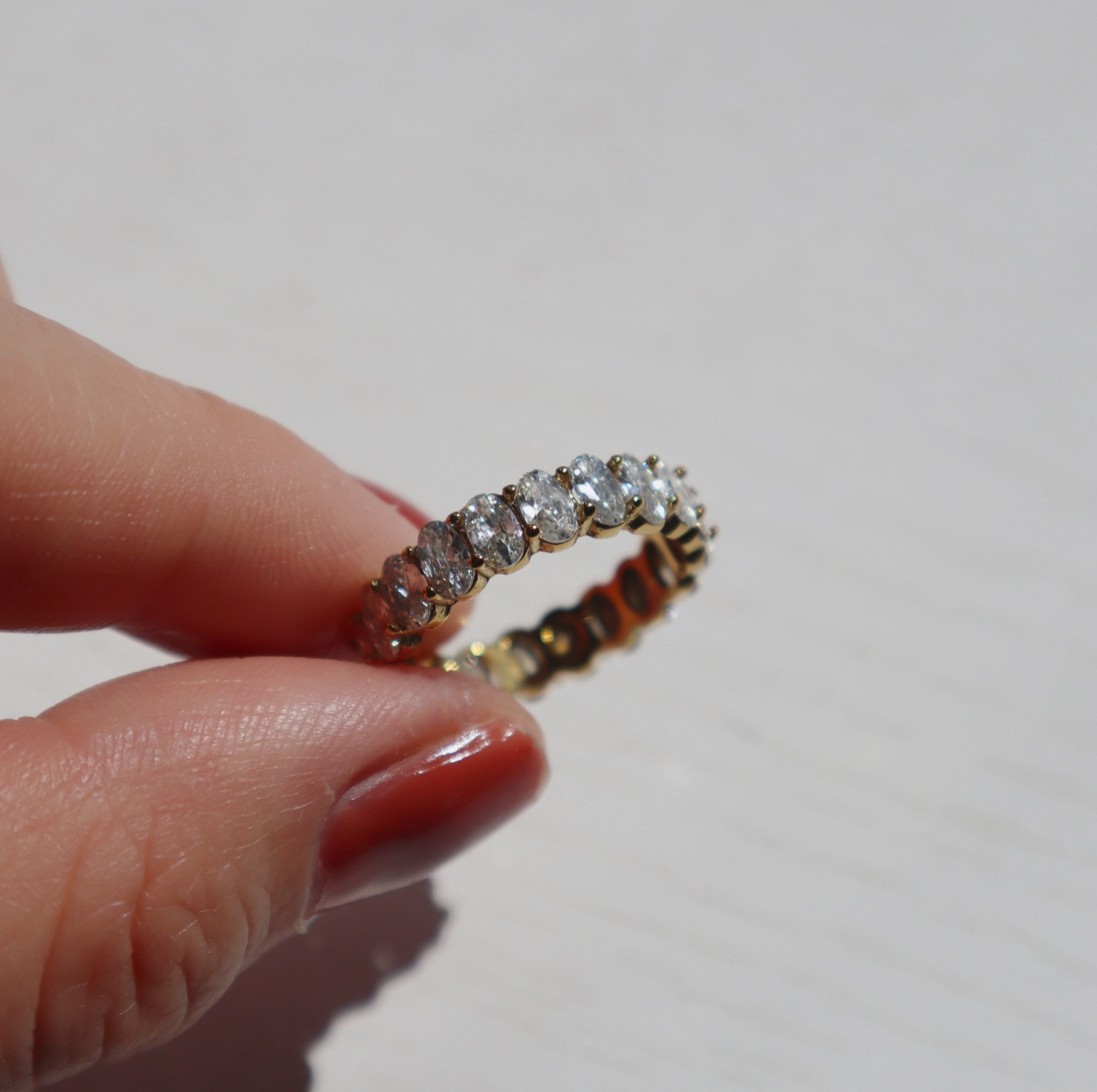 Oval Eternity Ring