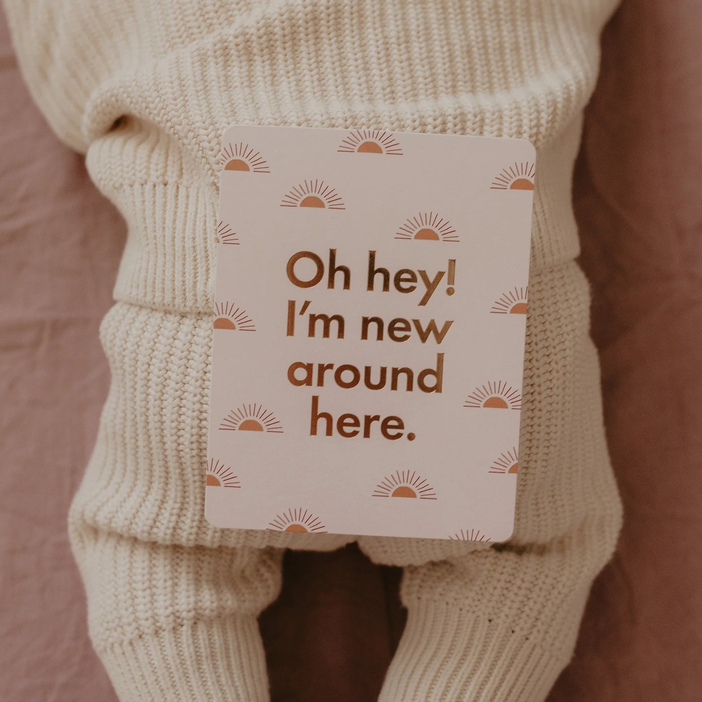 Baby Milestone Cards by Fox & Fallow