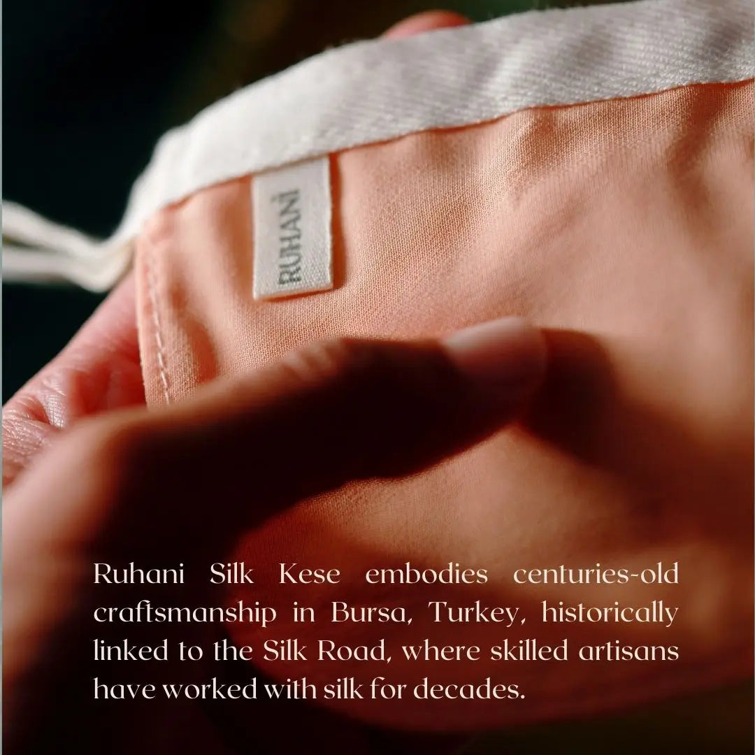 Ruhani Silk Face Exfoliator - Ancient Turkish Kese