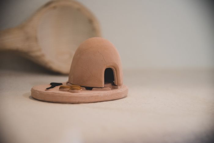 Adobe Incense Holder