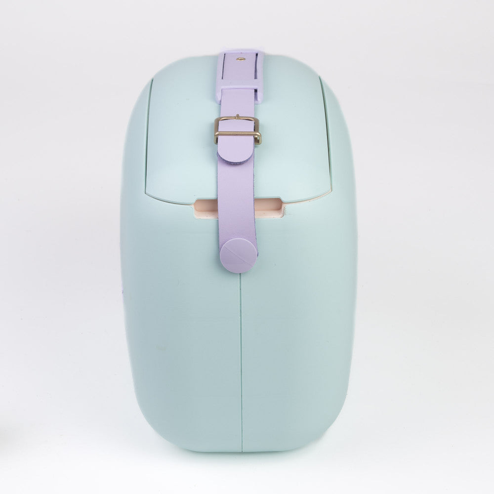 Polarbox® Urban Retro Cooler Bag Summer Sky Blue - Lilac