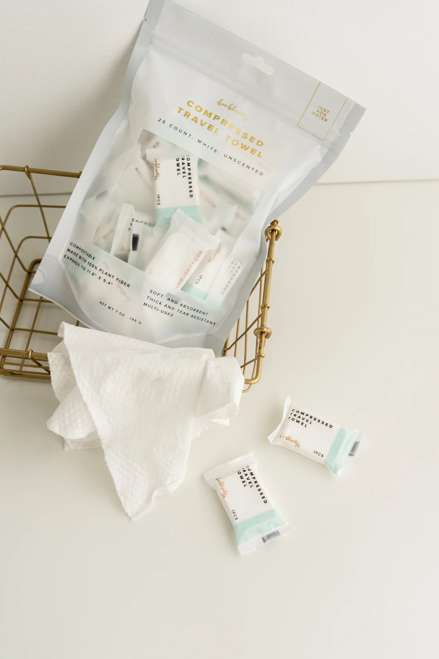 Compressed Travel Towel (25 pack)