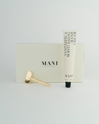 Sanitizing & Moisturizing Hand Cream Gift Pack by Mani