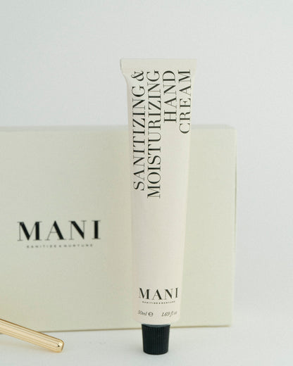 Sanitizing & Moisturizing Hand Cream Gift Pack by Mani