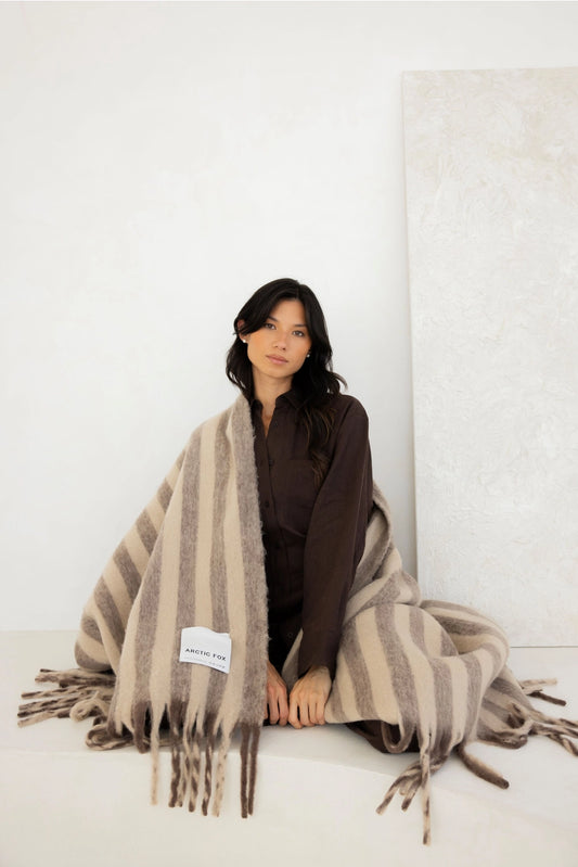 Arctic Fox & Co - The Wool Stripe Throw