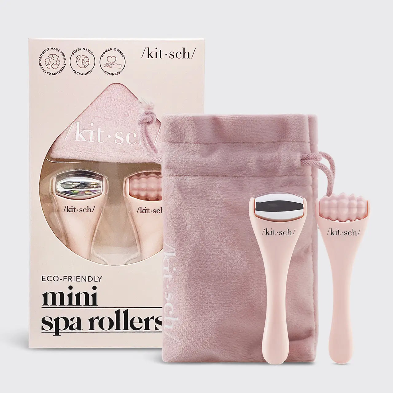 KITSCH Mini Spa Rollers - 2 Piece Set