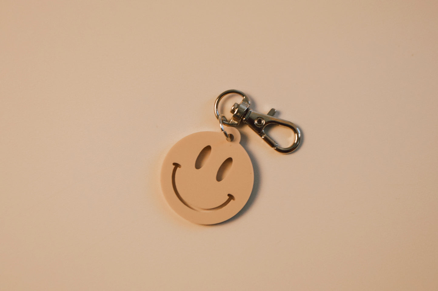 Smiley Face Keychain by Haven Print Co.