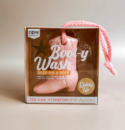 Boot-y Wash|Soap on a rope