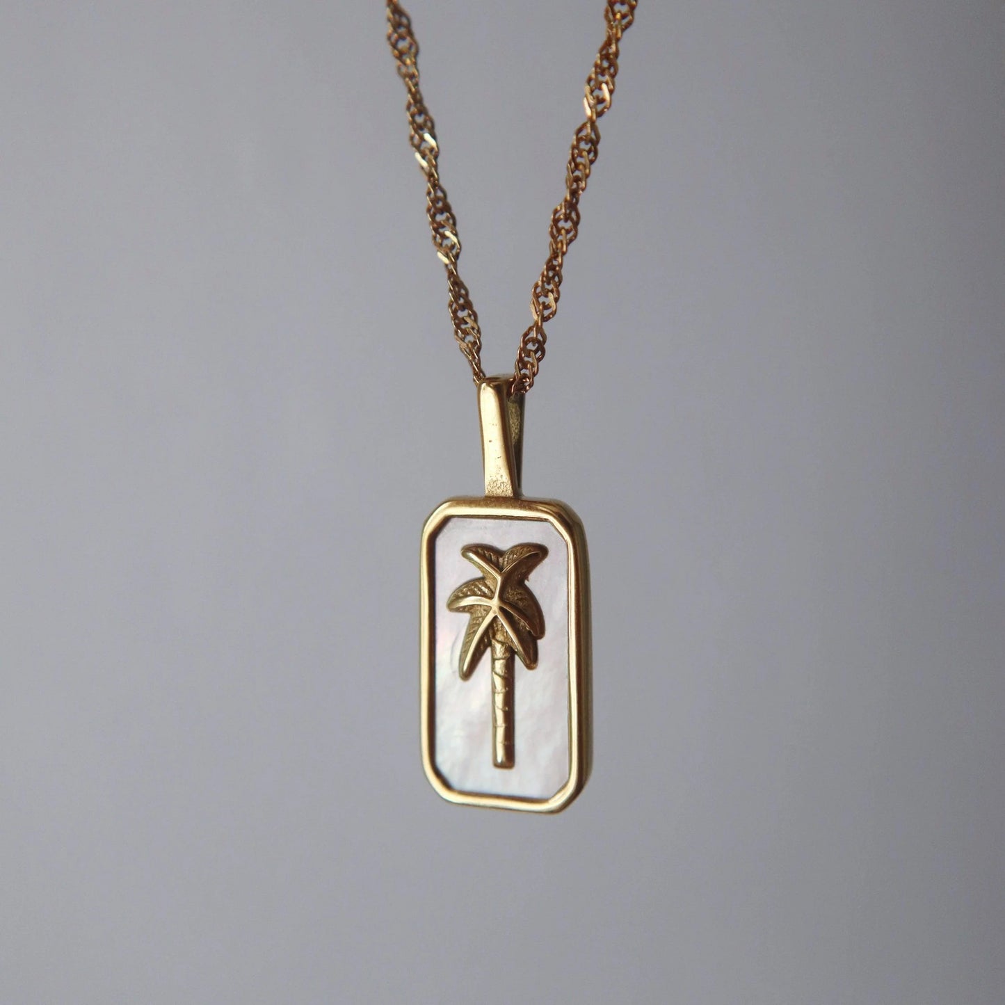 Palm Tree Necklace