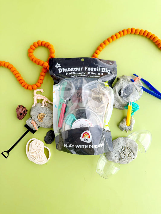 Earth Grown Dinosaur Fossil Dig Dough Kit