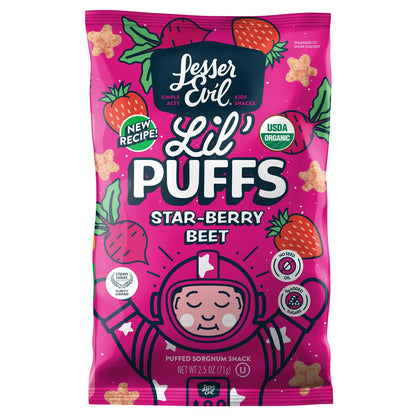 Lesser Evil- Lil' Puffs Sweet Beet