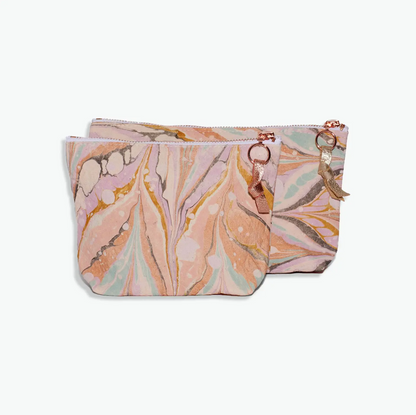 Astral Marbled Pouch Tiger Lily by Love Mert