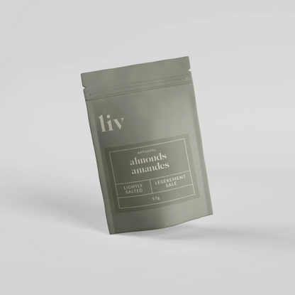 Lightly Salted Almonds by Liv Artisanal