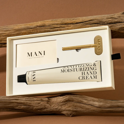 Sanitizing & Moisturizing Hand Cream Gift Pack by Mani