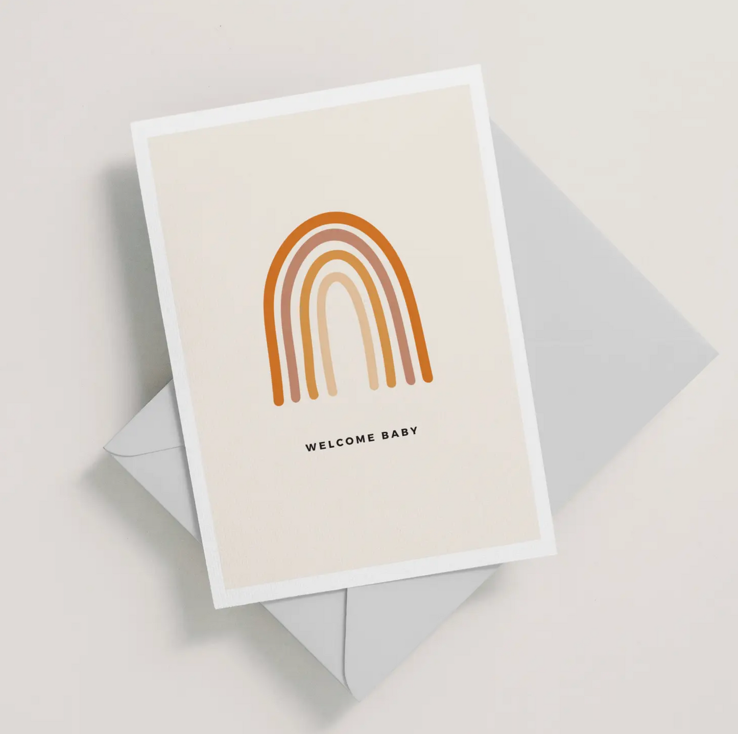 Rainbow Baby Card by Haven Print Co.