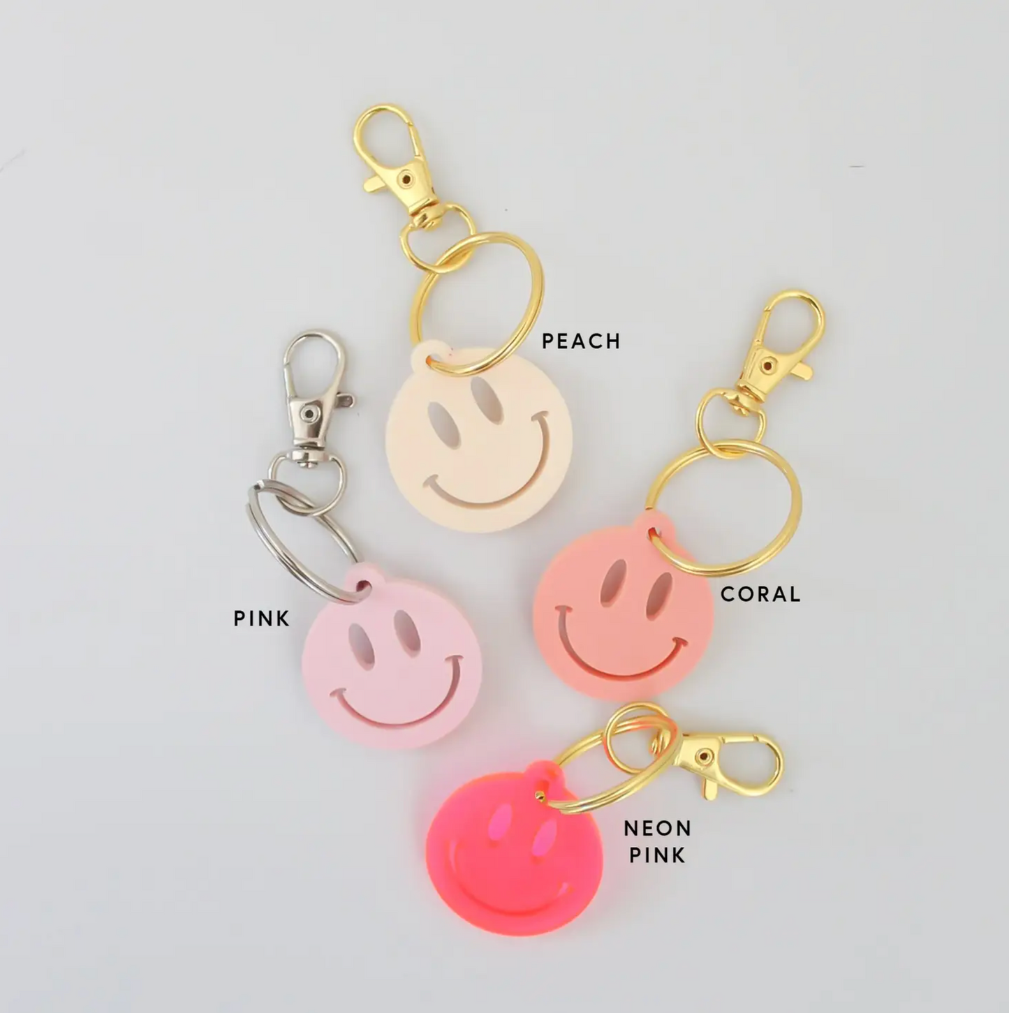 Smiley Face Keychain by Haven Print Co.