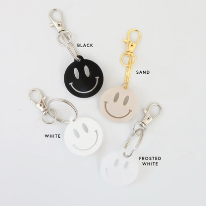 Smiley Face Keychain by Haven Print Co.