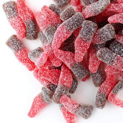 Sour Cherry Cola Bottle Candies by Candy Club