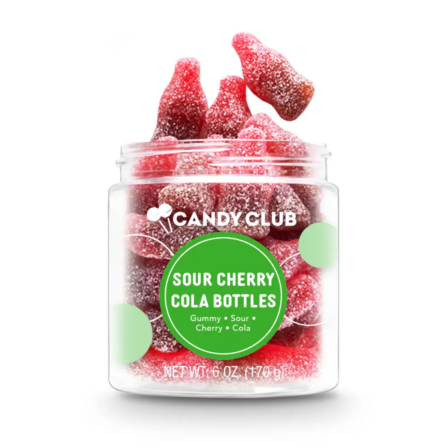 Sour Cherry Cola Bottle Candies by Candy Club