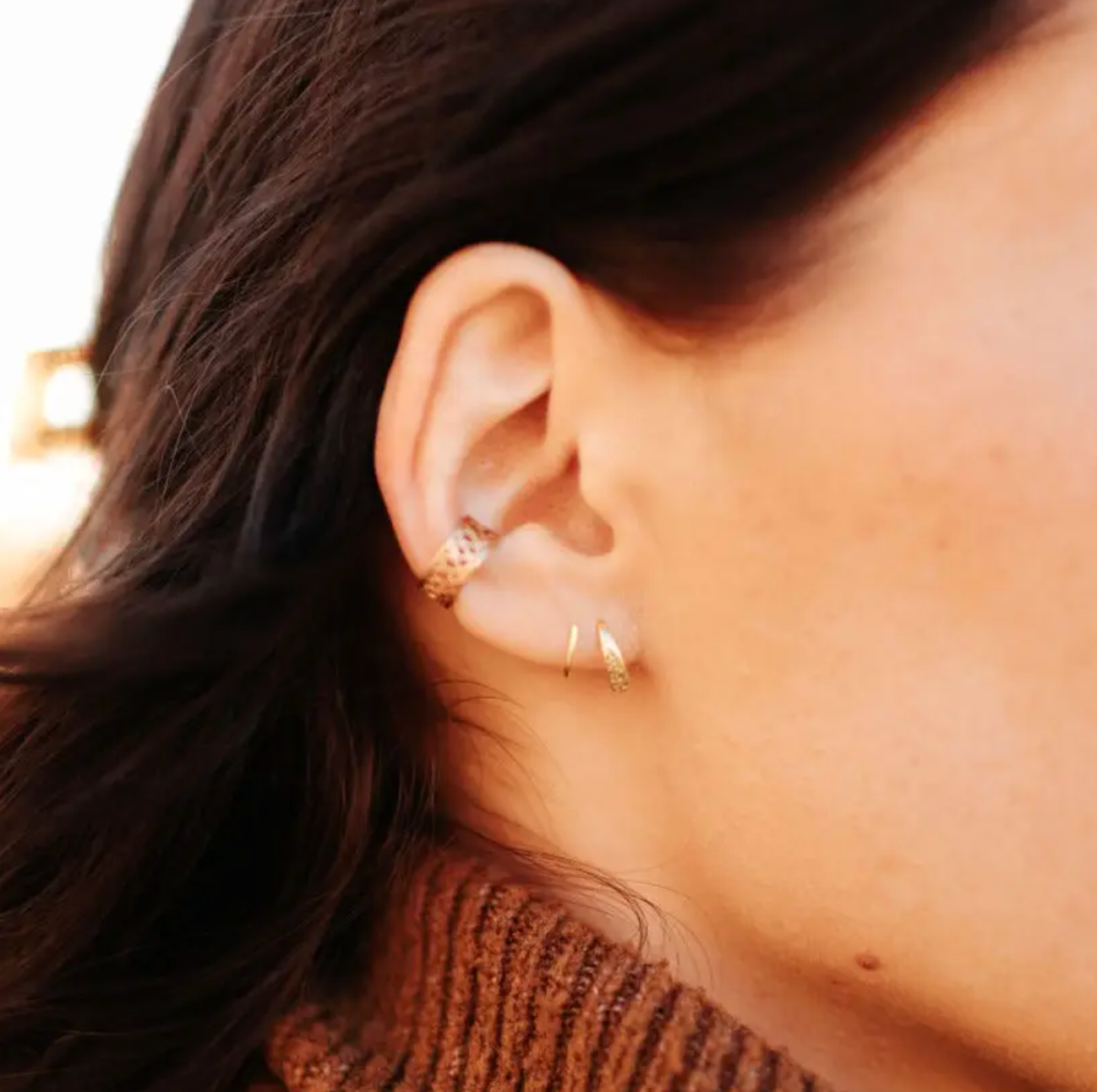 Double Twist Earrings by Mauve Jewelry Co.