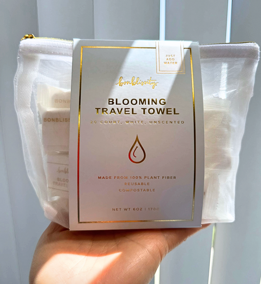 Bonblissity Travel Towel Pack- 20 Ct