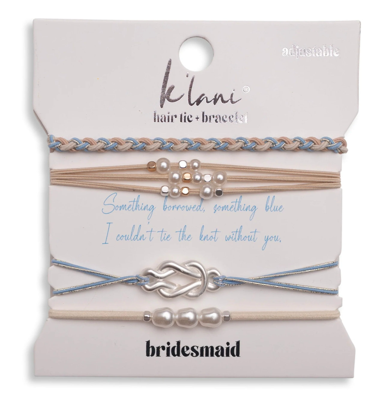 K'Lani Bridesmaid Hair Tie Bracelets
