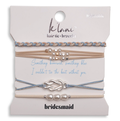 K'Lani Bridesmaid Hair Tie Bracelets