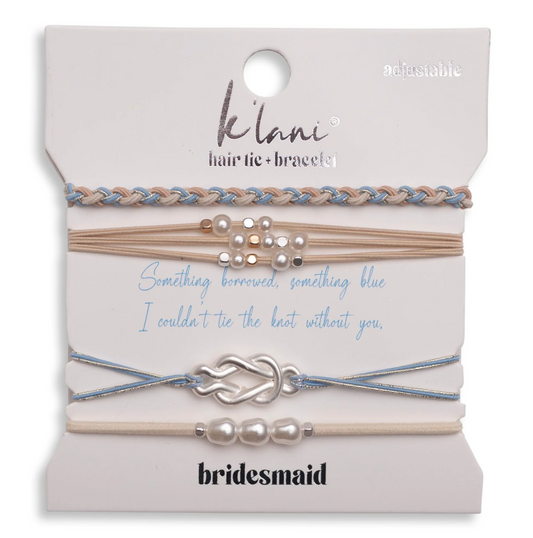 K'Lani Bridesmaid Hair Tie Bracelets