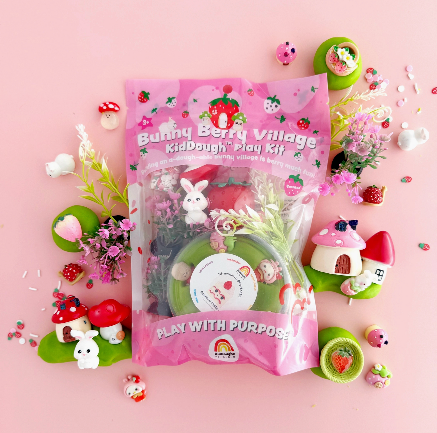 Bunny Berry Village Dough Kit