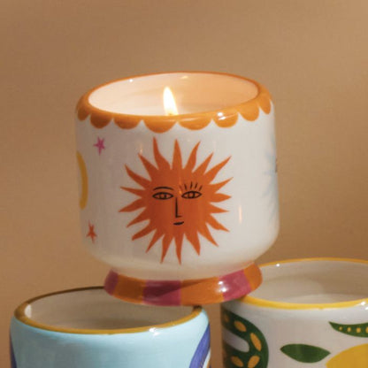 'A Dopo' Hand Painted Candle - 8oz