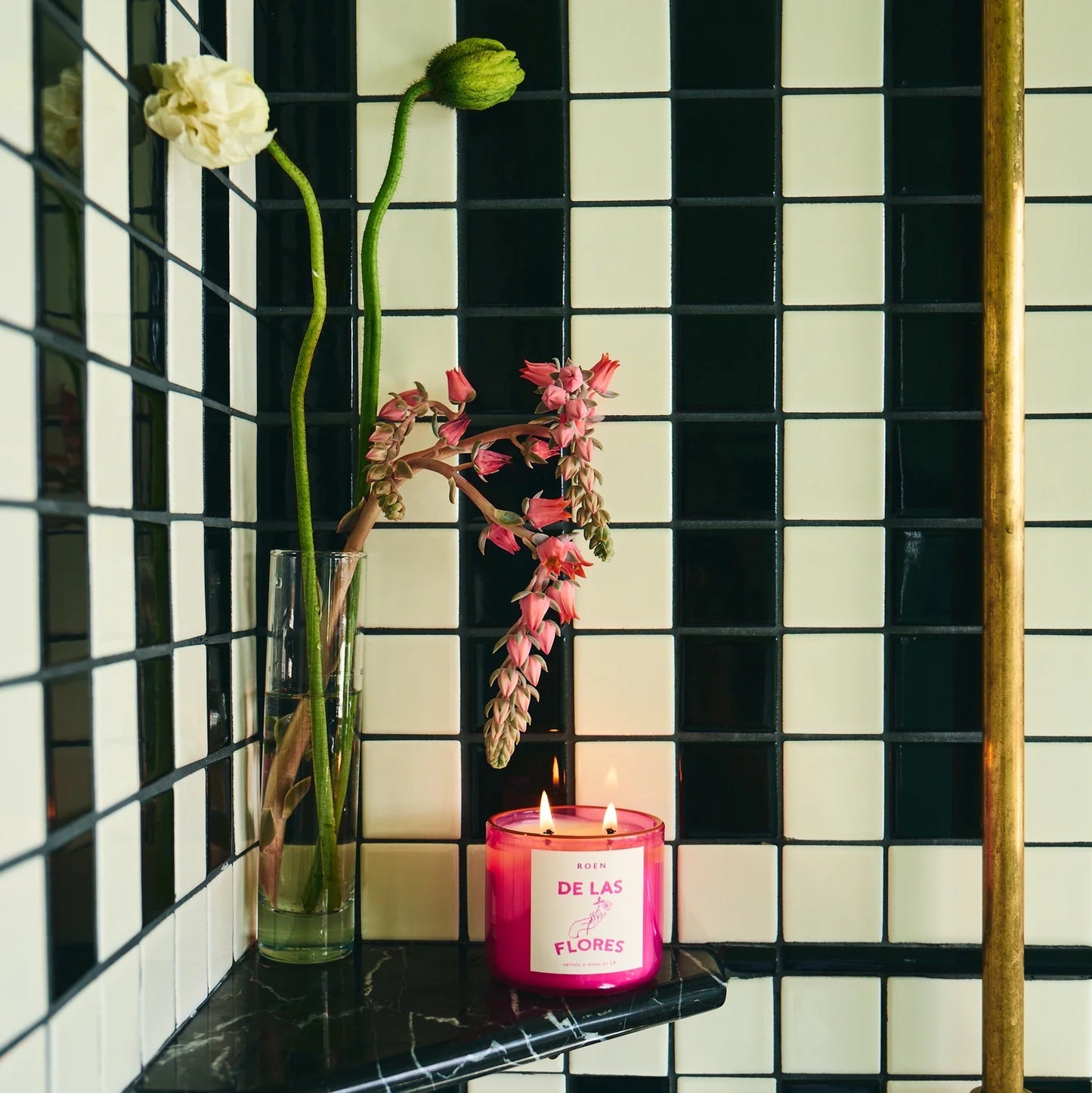 ROEN Des Las Flores Candle