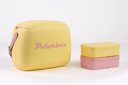 Polarbox® Urban Retro Cooler Bag Summer Yellow Rose