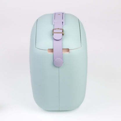 Polarbox® Urban Retro Cooler Bag Summer Sky Blue - Lilac