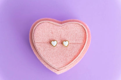 Opalite Heart Earrings