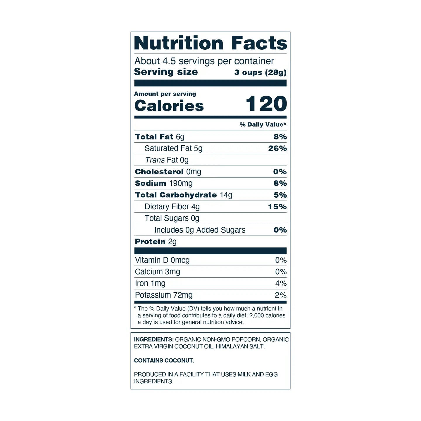 Lesser Evil- Popcorn Himalayan Salt