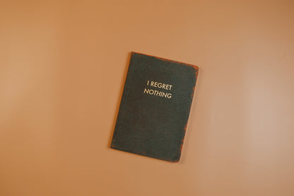 "I Regret Nothing" Journal by The Mincing Mockingbird